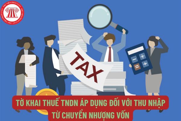 Mẫu Tờ khai thuế TNDN áp dụng đối với thu nhập từ chuyển nhượng vốn mới nhất hiện nay như thế nào?