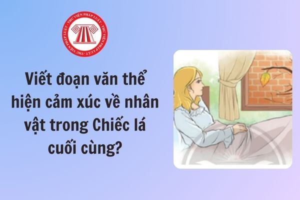 Viết đoạn văn thể hiện cảm xúc về nhân vật trong Chiếc lá cuối cùng? Chiếc lá cuối cùng thuộc chương trình lớp mấy?