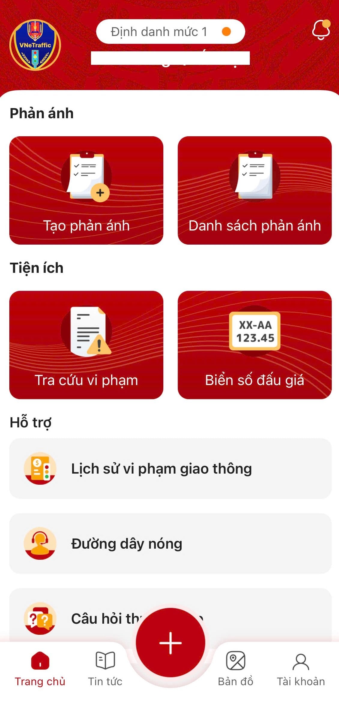 đăng nhập ứng dụng VNeTraffic