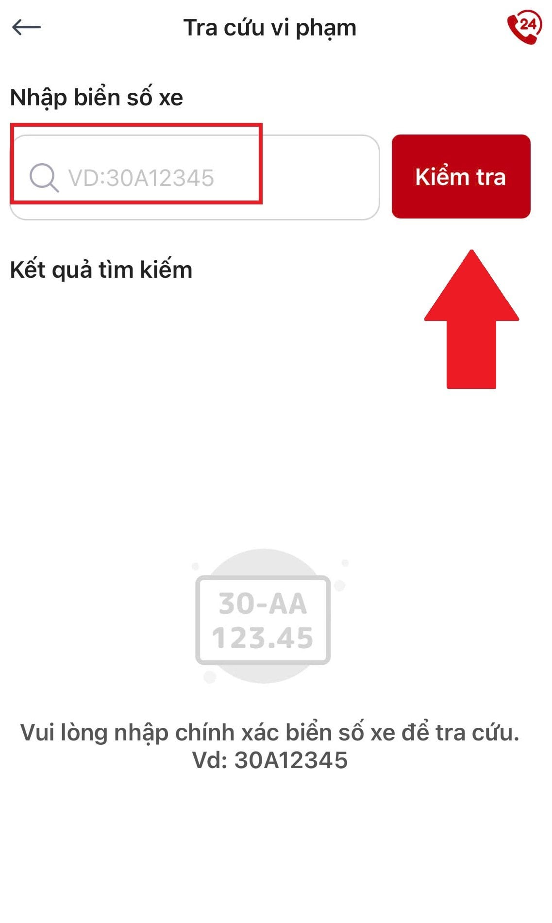 Tra cứu vi phạm