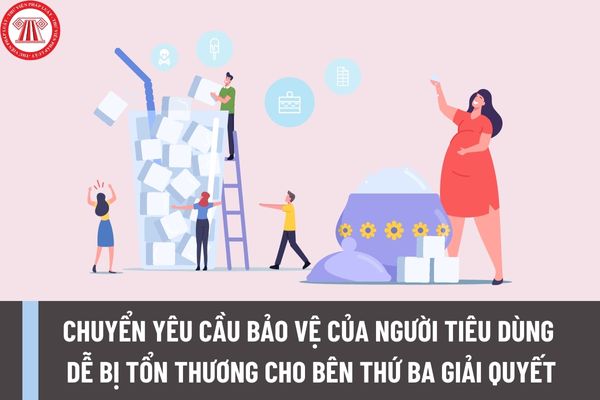 Tổ chức, cá nhân kinh doanh có được chuyển yêu cầu bảo vệ của người tiêu dùng dễ bị tổn thương cho bên thứ ba giải quyết không?