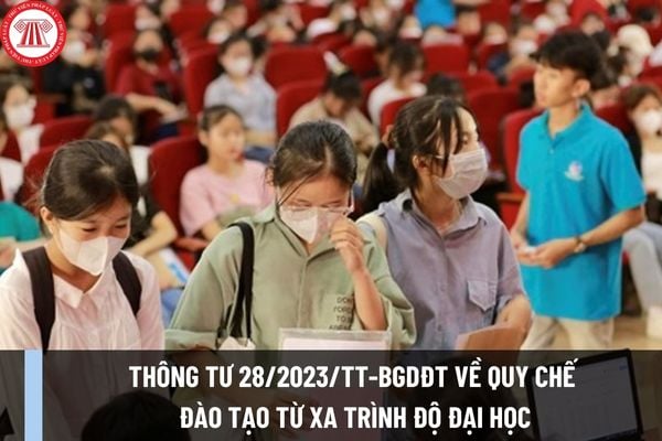 Thông tư 28/2023/TT-BGDĐT về Quy chế đào tạo từ xa trình độ đại học được quy định như thế nào? Thông tư 28/2023/TT-BGDĐT có hiệu lực khi nào?