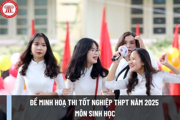 Đề minh hoạ thi tốt nghiệp THPT năm 2025 môn Sinh học có đáp án? Tải đề minh họa thi tốt nghiệp THPT năm 2025 môn Sinh học ở đâu?