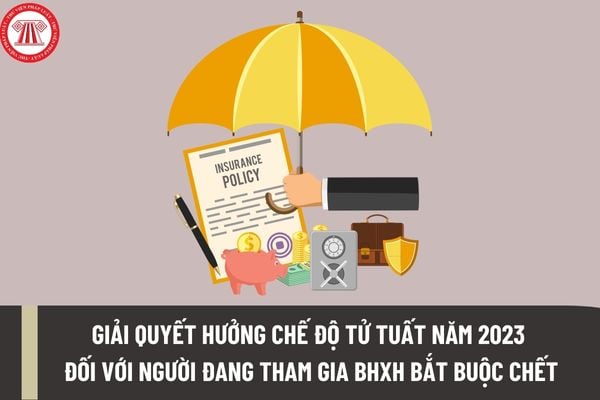 Thủ tục giải quyết hưởng chế độ tử tuất năm 2023 đối với người đang tham gia BHXH bắt buộc chết?