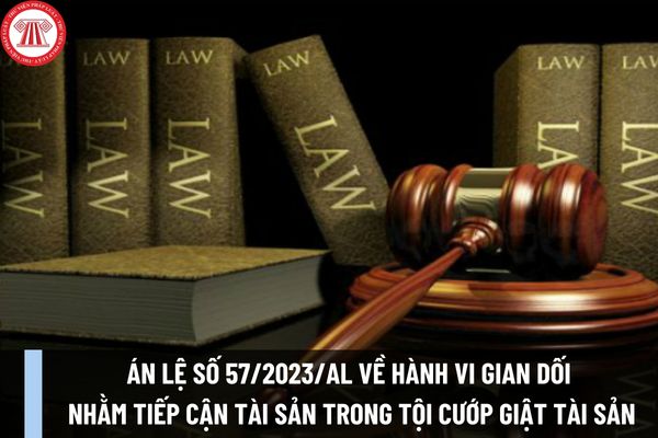 Án lệ số 57/2023/AL về hành vi gian dối nhằm tiếp cận tài sản trong tội Cướp giật tài sản có nội dung như thế nào?
