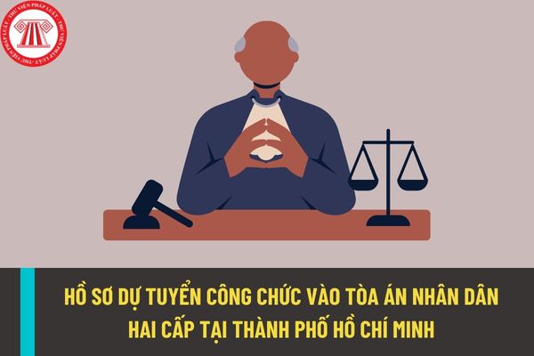Hồ sơ đăng ký dự tuyển công chức vào Tòa án nhân dân hai cấp tại Thành phố Hồ Chí Minh gồm tài liệu gì?