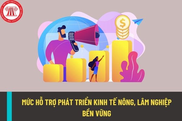 Mức hỗ trợ phát triển kinh tế nông, lâm nghiệp bền vững gắn với bảo vệ rừng được quy định thế nào?