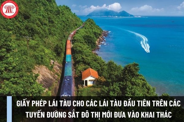 Thủ tục cấp giấy phép lái tàu cho các lái tàu đầu tiên trên các tuyến đường sắt đô thị mới đưa vào khai thác, vận hành có công nghệ lần đầu sử dụng tại Việt Nam ra sao?