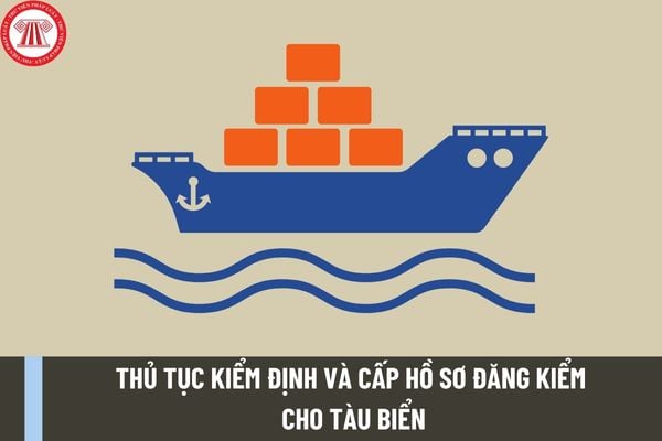 Thủ tục kiểm định và cấp hồ sơ đăng kiểm cho tàu biển được thực hiện như thế nào? Hồ sơ bao gồm những gì?