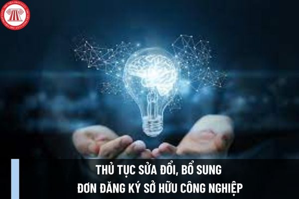 Thủ tục sửa đổi, bổ sung đơn đăng ký sở hữu công nghiệp cấp Trung ương mới nhất được thực hiện như thế nào?