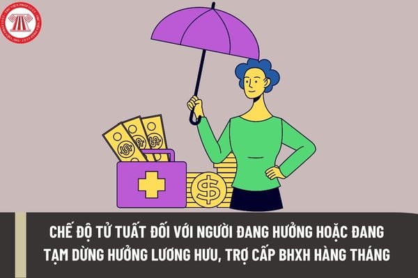 Giải quyết hưởng chế độ tử tuất đối với người đang hưởng hoặc đang tạm dừng hưởng lương hưu, trợ cấp BHXH hàng tháng chết theo thủ tục gì?