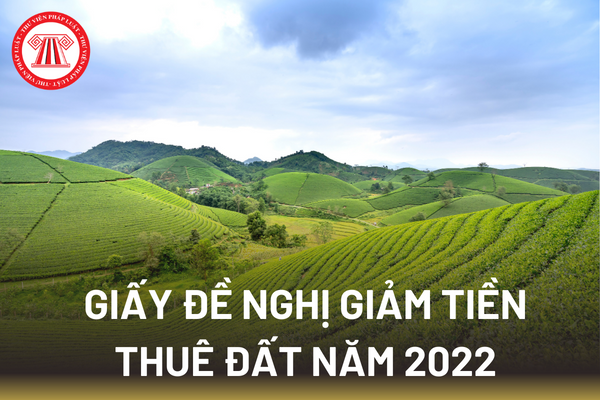 giấy đề nghị giảm tiền thuê đất