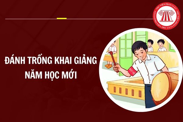 Đánh trống khai giảng năm học mới