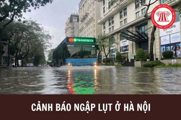 Cảnh báo ngập lụt Hà Nội