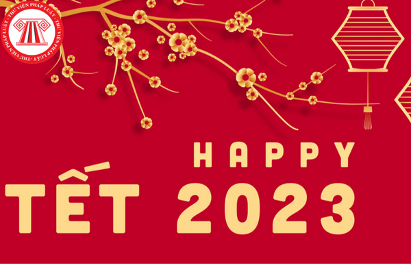 Mẫu thông tin nghỉ ngơi tết tây 2023