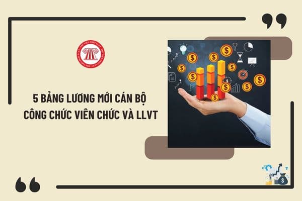 Chính thức 5 bảng lương mới cán bộ công chức viên chức và LLVT không thấp hơn tiền lương hiện nay từ 2026 đúng không?