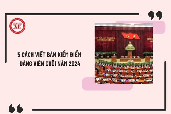 5 cách viết bản kiểm điểm Đảng viên cuối năm 2024 mới nhất? Tải về Mẫu 2A và 2B bản kiểm điểm Đảng viên cuối năm 2024 ở đâu?