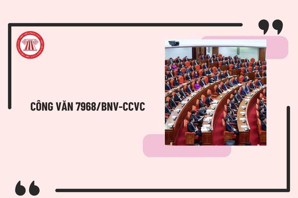 Công văn 7968/BNV-CCVC định hướng phương án bố trí CBCCVC khi sắp xếp tổ chức bộ máy hành chính thế nào?