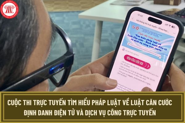 Đáp án cuộc thi trực tuyến Tìm hiểu pháp luật về Luật Căn cước - Định danh điện tử và dịch vụ công trực tuyến trên địa bàn TPHCM?