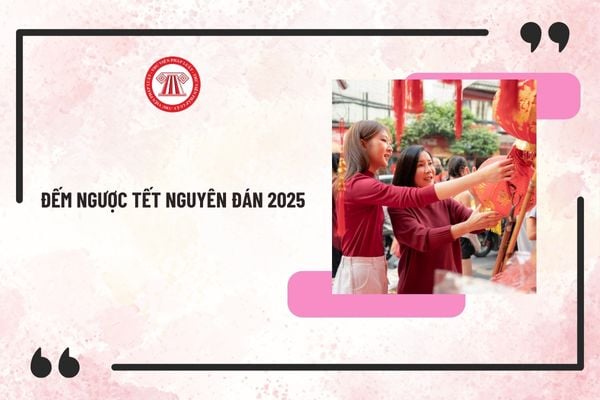 Đếm ngược Tết Nguyên đán 2025? Còn bao nhiêu ngày nữa tới Tết Âm lịch 2025 tính từ ngày hôm nay?