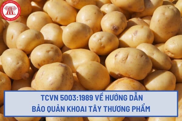 Tiêu chuẩn Việt Nam TCVN 5003:1989 (ISO 2165 - 1974) về hướng dẫn bảo quản khoai tây thương phẩm như thế nào?