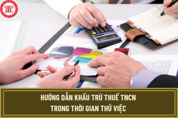 Hướng dẫn khấu trừ thuế TNCN trong thời gian thử việc bởi Cục thuế Bình Dương tại Công văn 21458/CTBDU-TTHT?