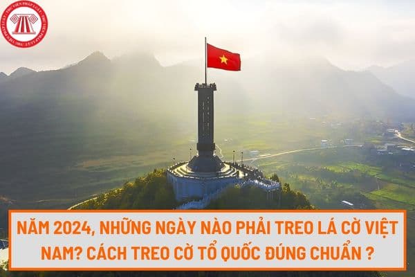 Năm 2024, những ngày nào phải treo lá cờ Việt Nam? Cách treo cờ Tổ quốc đúng chuẩn theo quy định ra sao?