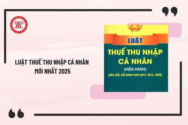 Luật Thuế thu nhập cá nhân mới nhất 2025 và các Nghị định, Thông tư hướng dẫn mới nhất hiện nay?