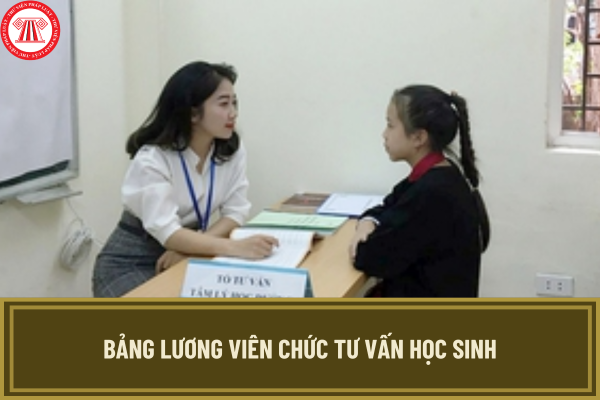 Bảng lương viên chức tư vấn học sinh từ 4/11/2024? Lương viên chức tư vấn học sinh từ 4/11/2024 bao nhiêu?