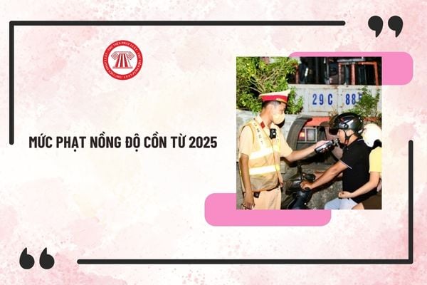 Mức phạt nồng độ cồn từ 2025 chính thức? Mức phạt nồng độ cồn năm 2025 theo Nghị định 168?