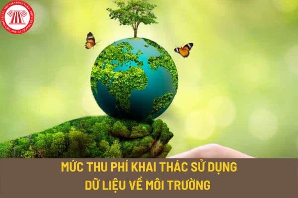 Từ ngày 15/12/2023, mức thu phí khai thác sử dụng dữ liệu về môi trường như thế nào? Nộp phí khai thác sử dụng về môi trường khi nào?