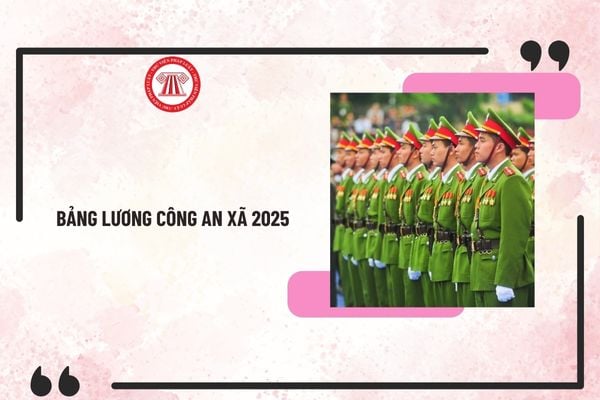 Bảng lương Công an xã 2025? Lương Công an xã 2025 có tăng không? Trưởng công an xã chịu sự chỉ huy, quản lý của ai?