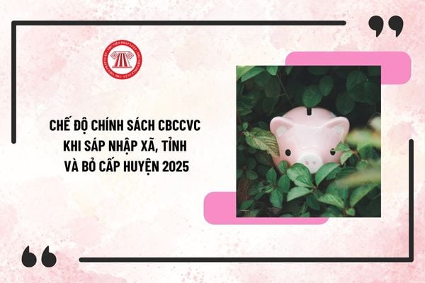 Sáp nhập xã, tỉnh và bỏ cấp huyện 2025 mới nhất: CBCCVC hưởng chế độ chính sách gì tại Nghị định 67 sửa Nghị định 178?