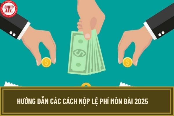 Hướng dẫn các cách nộp lệ phí môn bài 2025? Nộp lệ phí môn bài online năm 2025 như thế nào?