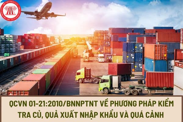 Quy chuẩn kỹ thuật quốc gia QCVN 01-21:2010/BNNPTNT về phương pháp kiểm tra củ, quả xuất nhập khẩu và quá cảnh thế nào?