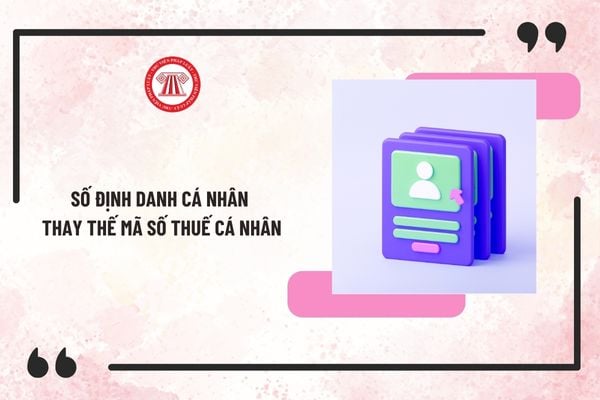 Chính thức từ 01/7/2025 số định danh cá nhân thay thế mã số thuế cá nhân? Số định danh cá nhân là gì?