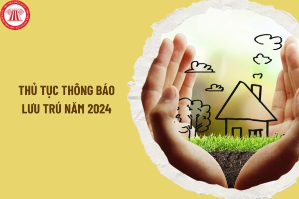 Thủ tục thông báo lưu trú năm 2024 ra sao? Thành phần hồ sơ thông báo lưu trú 2024 gồm có những gì?