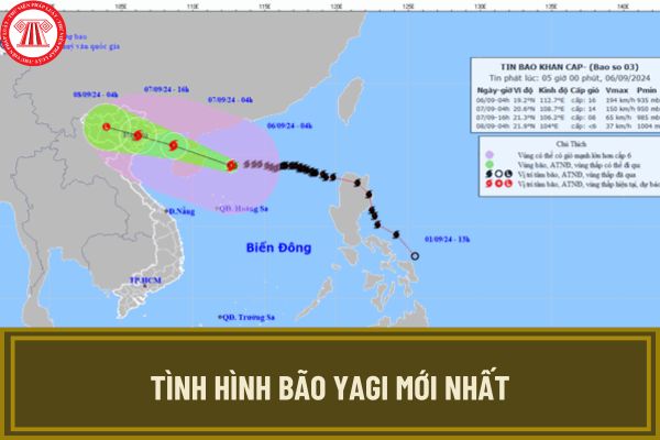 Tình hình bão Yagi mới nhất? Bão số 3 mới nhất? Siêu bão Yagi mới nhất giật cấp bao nhiêu?