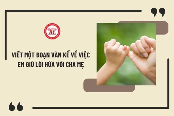 Viết một đoạn văn kể về việc em giữ lời hứa với cha mẹ ngắn gọn, ý nghĩa? Yêu cầu cần đạt về đọc hiểu và viết của học sinh lớp 3?