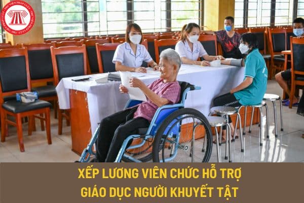 Thông tư 21/2023/TT-BGDĐT quy định mã số, tiêu chuẩn chức danh nghề nghiệp và xếp lương viên chức hỗ trợ giáo dục người khuyết tật?