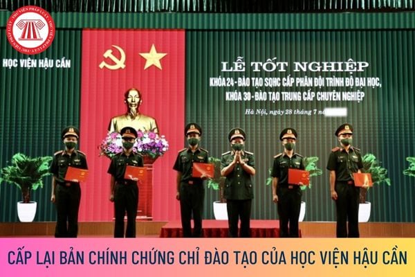 cấp lại bản chính chứng chỉ