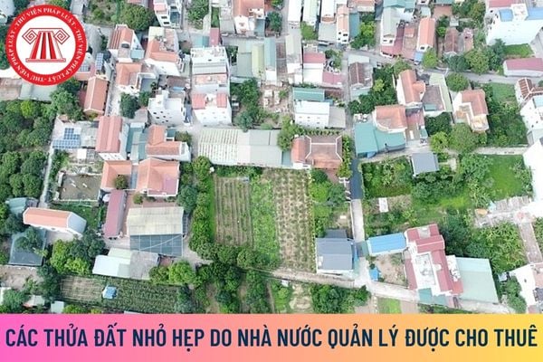 Các thửa đất nhỏ hẹp do Nhà nước quản lý được cho thuê