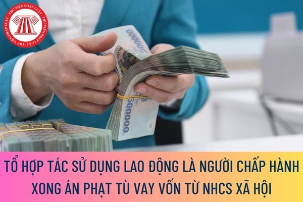 Tổ hợp tác có sử dụng lao động là người chấp hành xong án phạt tù vay vốn từ Ngân hàng Chính sách xã hội