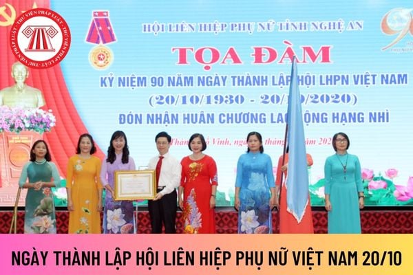 ngày thành lập Hội Liên hiệp Phụ nữ 20/10