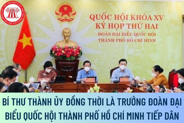 Bí thư Thành ủy Thành phố Hồ Chí Minh tiếp dân