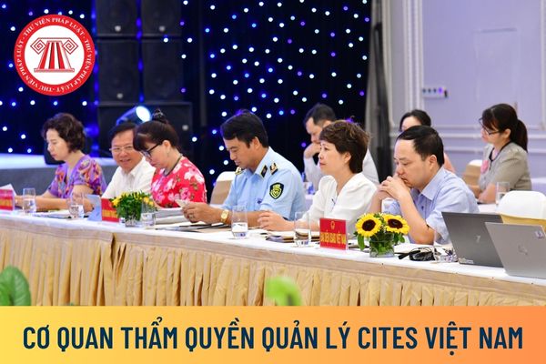 cơ quan thẩm quyền quản lý CITES Việt Nam