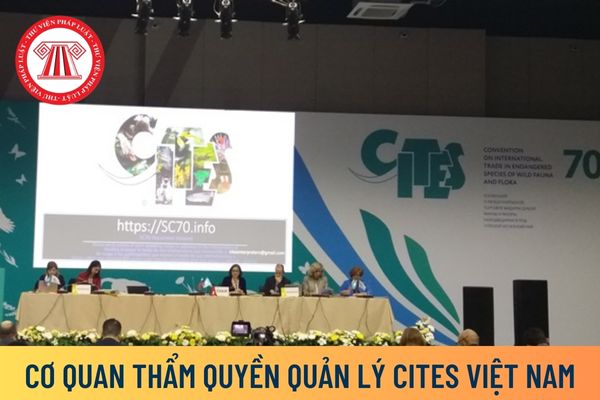 Cơ quan thẩm quyền quản lý CITES Việt Nam