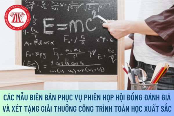 Hội đồng đánh giá và xét tặng Giải thưởng công trình Toán học xuất sắc