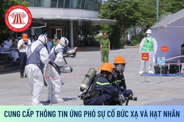 cung cấp thông tin ứng phó sự cố bức xạ và hạt nhân