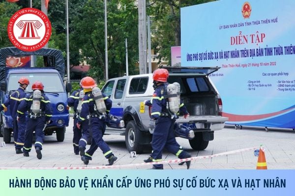 hành động bảo vệ khẩn cấp ứng phó sự cố bức xạ và hạt nhân